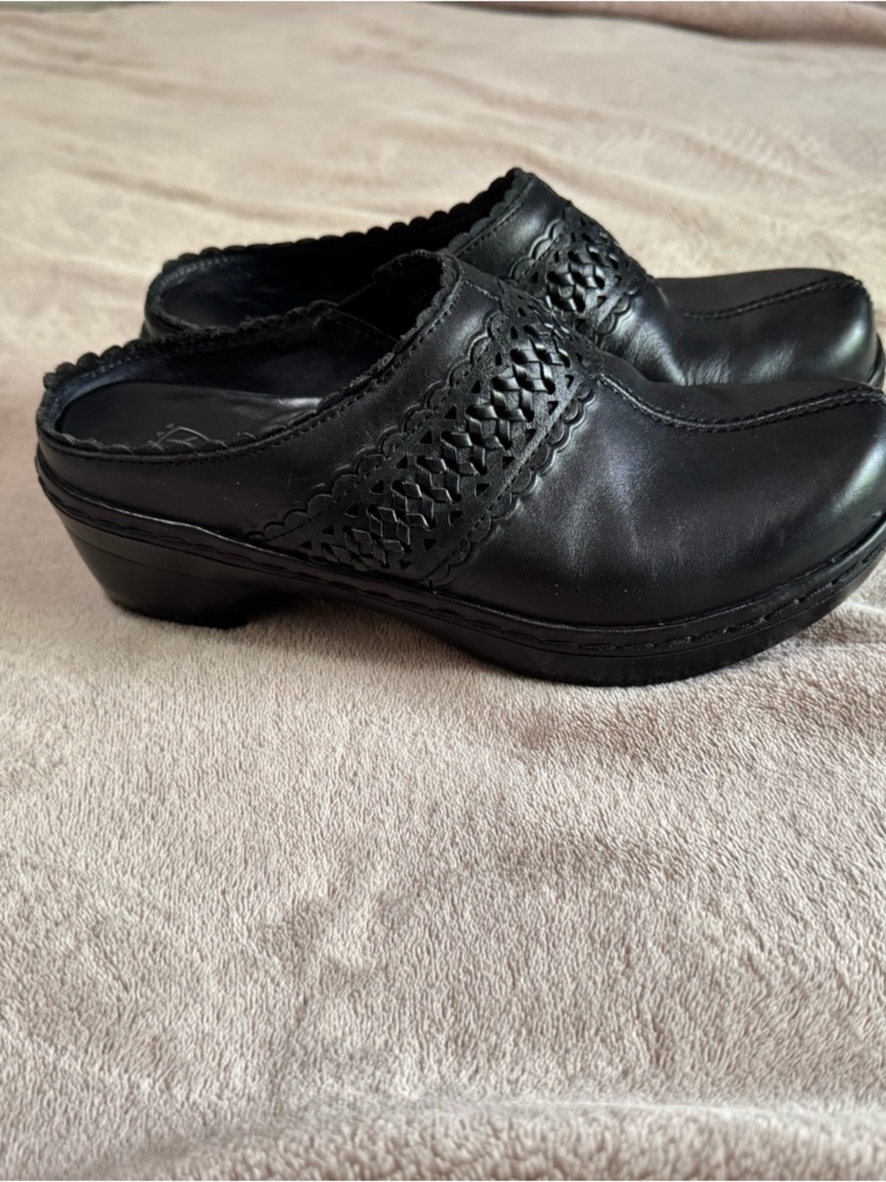 Ariat Leather Clogs Black Western Women’s 6.5